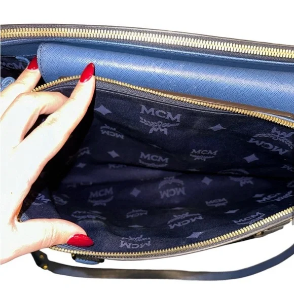 MCM Nuovo 2-Way Tote Shoulder Bag w/ Dust Bag - Picture 7 of 10